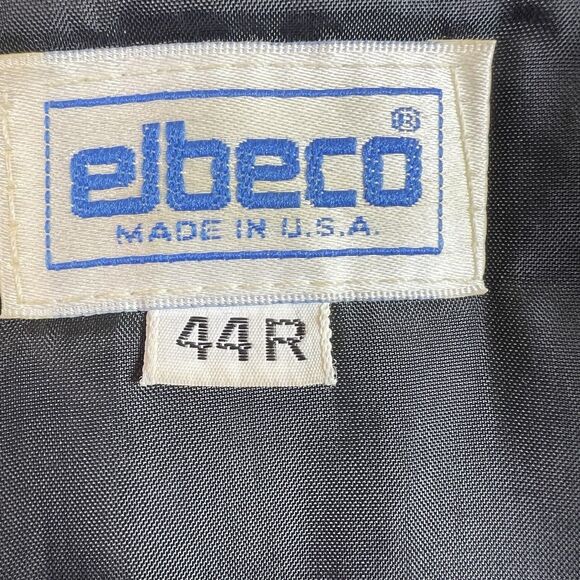 VINTAGE Elbeco New York Police Cruiser Bomber Jacket Black Size 44R - Picture 7 of 13